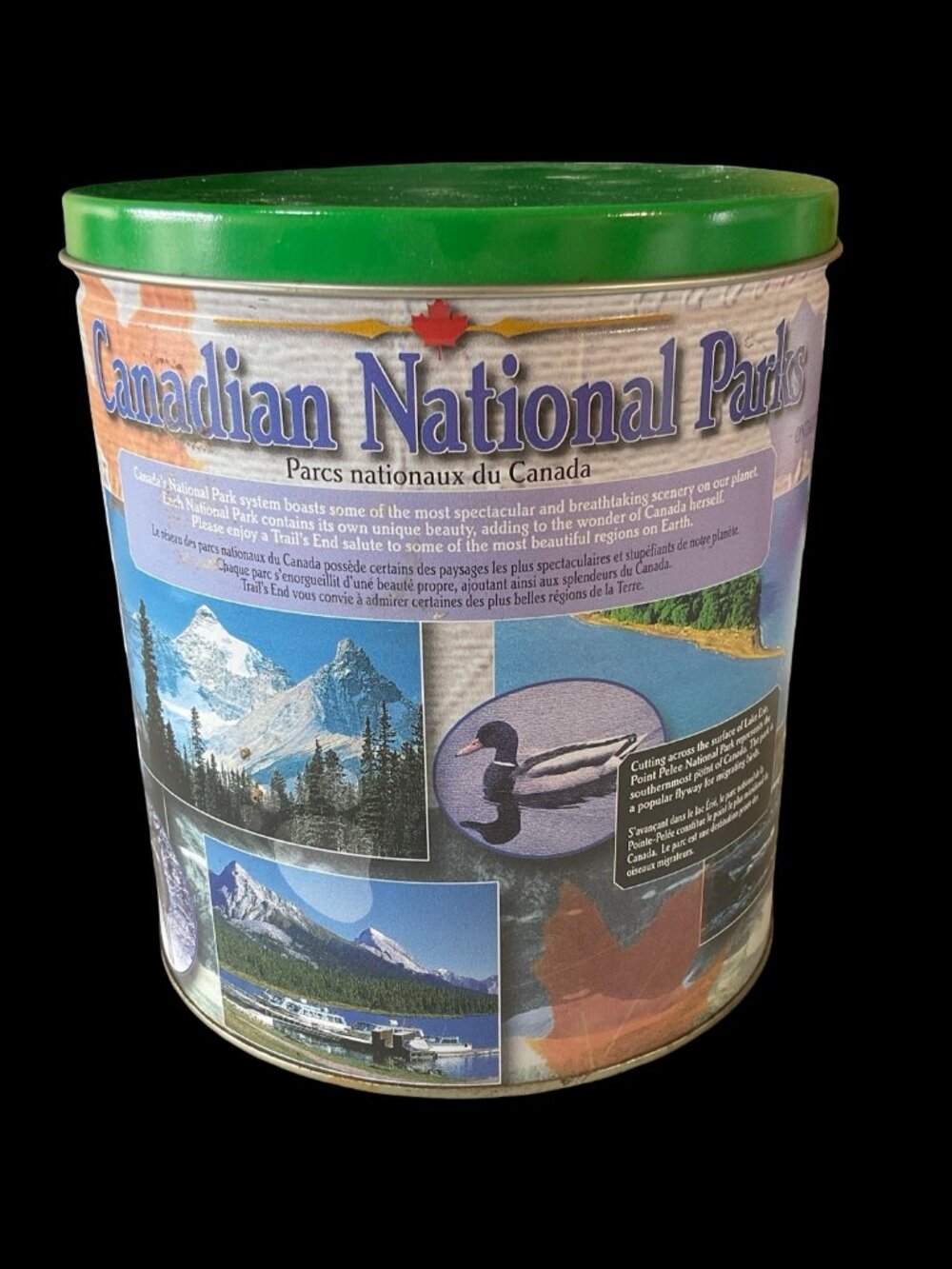 Canadian National Parks Popcorn Tin